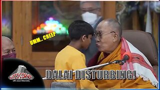 Dalai Lama disturbingly tells Kid to "Suck His Tongue"