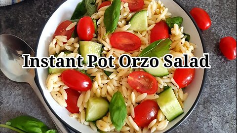 How To Make Instant Pot Orzo Salad | Orzo Pasta Recipe | Pavanis Kitchen