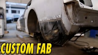 Building a Custom Wheel Well on Vtuned's Widebody 1965 mustang
