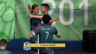 Fifa21 FUT Squad Battles - Patrick Schick scores from a quick counter attack