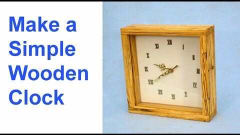 How to Make a Simple wooden Clock