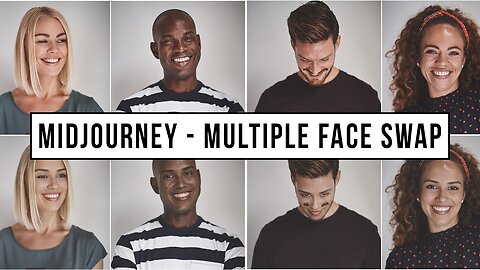 How to Swap Faces Inside Midjourney with Multiple People - Photopea And Insight Face (FREE)