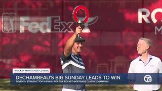 Bryson DeChambeau wins the 2020 Rocket Mortgage Classic