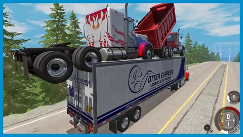 TruckFails | Transport Trucks Fails #32 | BeamNG.Drive |TrucksFails