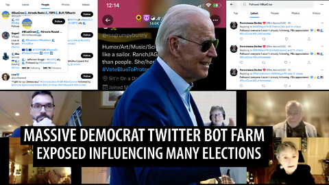 Massive Democrat Bot Farm Influencing Elections EXPOSED. Over 51 BILLION Impressions in 24 Months
