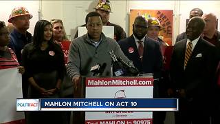 PolitiFact Wisconsin: Mahlon Mitchell on Act 10