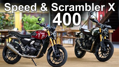 2024 Triumph Speed 400 & Scrambler 400 X - New Beginner Motorcycles!
