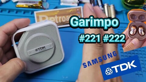 Garimpo #221 e #222 - TDK Caixa som e Galaxy Buds live