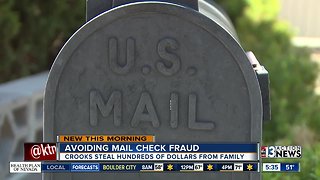 Hundreds of dollars gone after mailbox theft