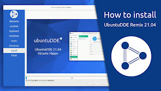 How to install UbuntuDDE Remix 21.04