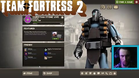 TF2 "Back To The Slayer Femboy Closet Concert!" Christian Stone LIVE! Team Fortress 2