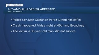 Hit and run driver arrested in West Palm Beach