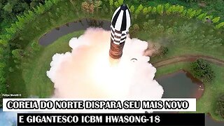 Coreia Do Norte Dispara Seu Mais Novo E Gigantesco ICBM Hwasong-18