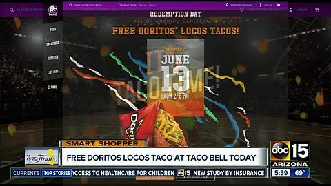 Free Tacos at Taco Bell on Tuesday!