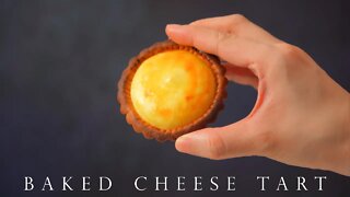 北海道日式芝士塔 超濃郁起司塔┃Baked Japanese Cheese Tart