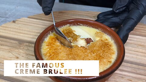 Creme Brulee,the perfect dessert.Fast and easy.