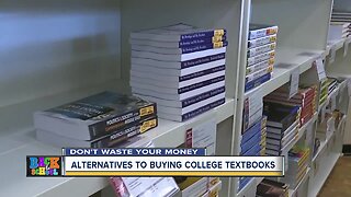 Here are some alternatives to buying college textbooks