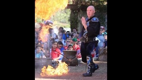 Bristol Renaissance Faire - FireWhip Show 2017