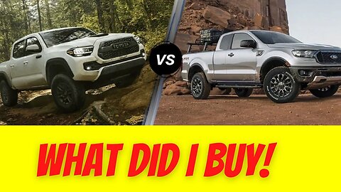 Ford Ranger vs. Toyota Tacoma : Buying A NEW TRUCK 2022 for Christmas? #TRD