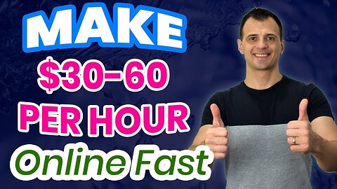🤑 Earn $30 - $60 / Hour -Make Money Online