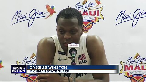 Cassius Winston sat in a puddle of tears before scoring 28 in MSU's win over Georgia