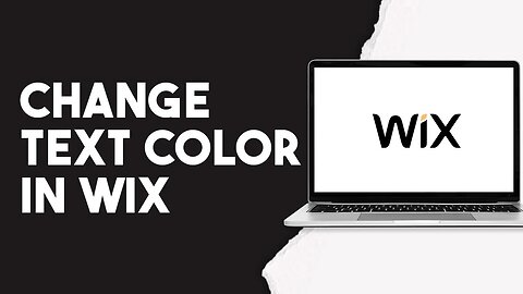 How To Change Text Color In Wix