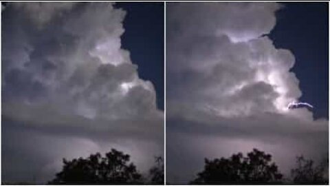 Un violent orage filmé en accéléré en Indonésie