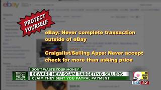 New scam targets online sellers