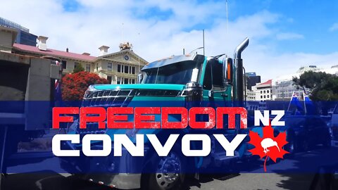 Freedom Convoy 2022 - NEW ZEALAND - The Arrival