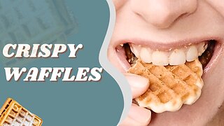 ASMR an amazing CRISPY WAFFLES 🧇 between my teeth