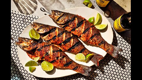 Grilled Fish ASMR - #shorts #asmr #asmrvideo #asmrsounds #food #recipes #cooking #MsSonsFoodsVlogs