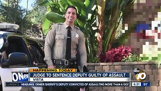 Deputy who pleaded guilty to sexual misconduct to be sentenced