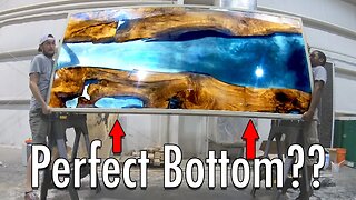 How to Finish the BOTTOM of an Epoxy River Table