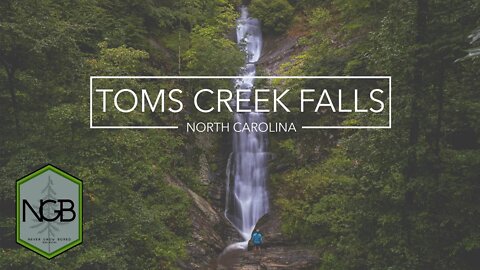 Toms Creek Falls, North Carolina -- 4K Cinematic