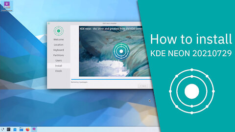 How to install KDE NEON 20210729