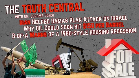 Iran Helped Hamas Plan Attack on Israel; Why Oil Could Hit $150 pre Barrel