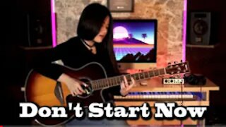 Duo lipa - don't start now (fingerstyle guitar cover)
