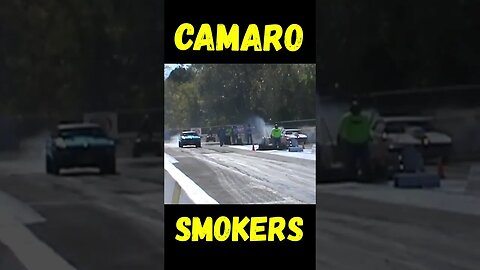 A Couple of Camaro Burnout Smokers! #shorts