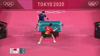 Fan Zhendong vs Lin Yun Ju SF Tokyo 2020 Olympic Highlights 6