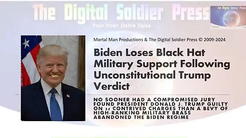 Biden Loses Black Hat Military Support - 6/4/24..