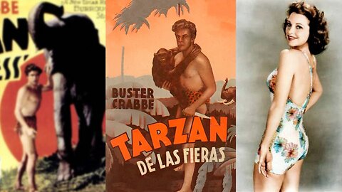 TARZÁN DE LAS FIERAS (1933) Buster Crabbe, Julie Bishop y Edward Woods | Aventura | COLORAEDO