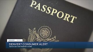 BBB warning about passport scams