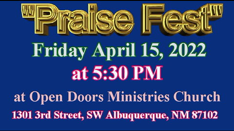 Blaze The Praise® - Praise Fest Promo For April 15, 2022 with Caleb Crump
