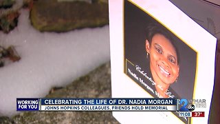 Johns Hopkins holds memorial to honor life of doctor killed in hit and run crash
