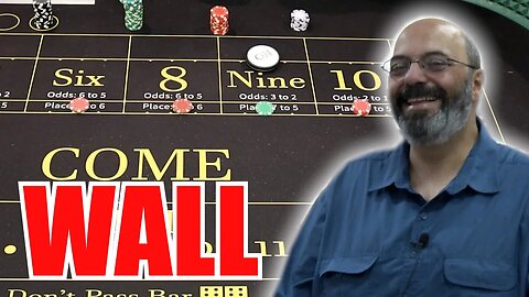 🔥WALL🔥 30 Roll Craps Challenge - WIN BIG or BUST #350