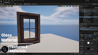 Making a glass material in Unreal Engine | Getting Started in Unreal Engine 5.3.2