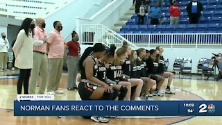 Norman fans react to racist comments at girls basketball game