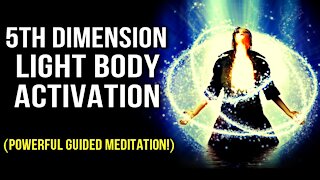 5th Dimension Guided Meditation for Light Body Activation & Ascension (Light Body Meditation)