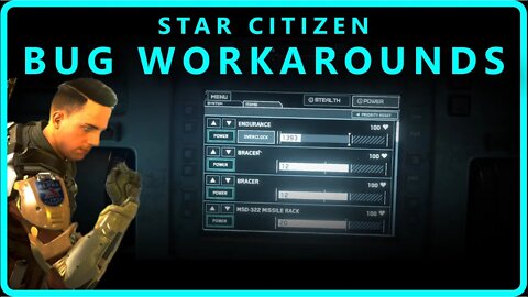 No Power Cannot QT | Bug Workaround #36 for Star Citizen