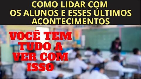 URGENTE 20 de abril SOBRE OS ATAQUES ESCOLAS